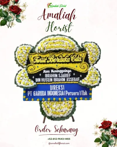 Papan Bunga Duka di Sanja